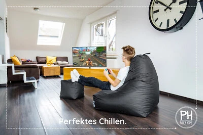 Sitzsack Sitzkissen Lounge Sessel Sitzwürfel Beanbag Stühle mit Reißverschluss - Bild 1 von 4