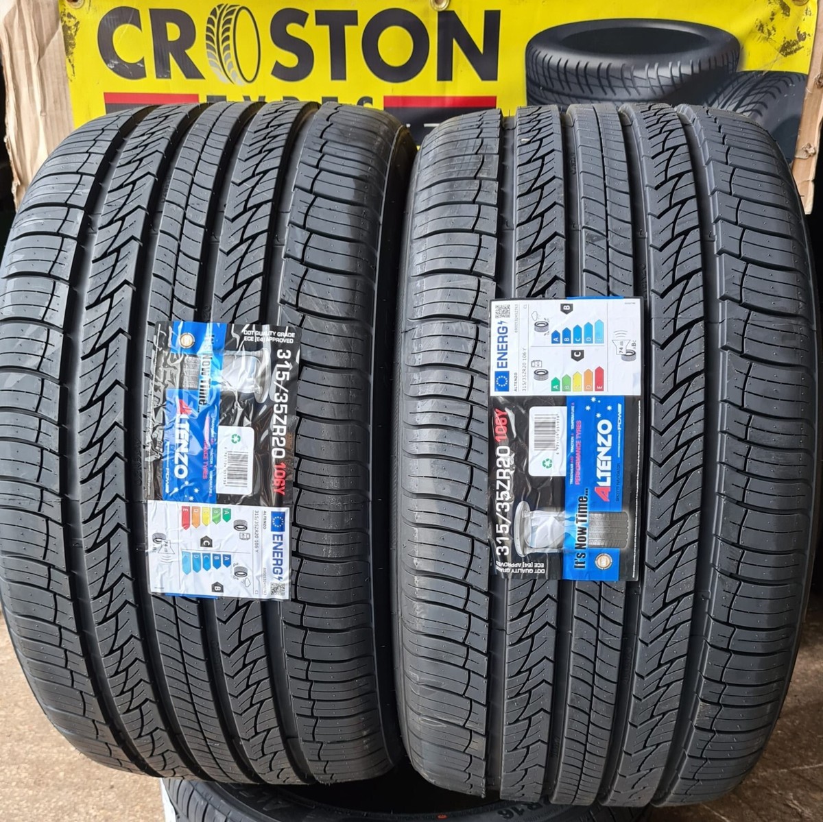 UTC R-111 NOS 2台 2 x315/35ZR20 ALTENZO 106Y SPORTS NAVIGATOR ENGINEERED IN