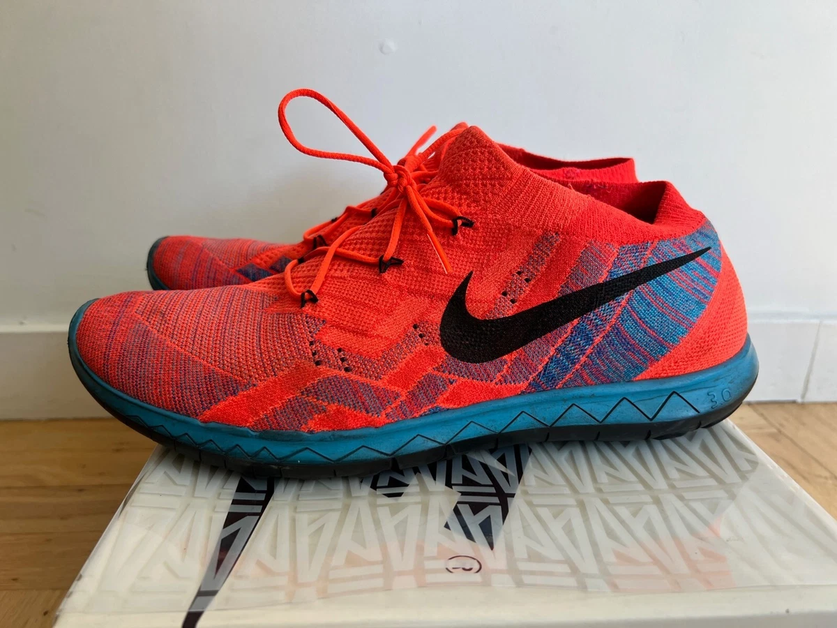 2015 Nike Free 3.0 Flyknit Running Shoe Bright Crimson Infrared