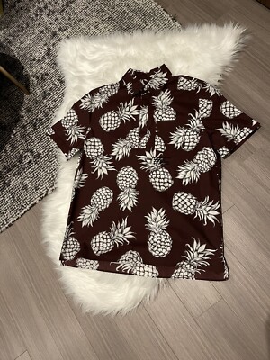 Valentino Pineapple Print Shirt Size 41 | eBay