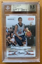 2009-10 Panini Prestige Stephen Curry BONUS SHOTS ORANGE ROOKIE #207 BGS 9.5