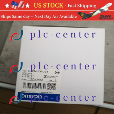 new Sealed 1PCS CJ2M-CPU34 CJ2MCPU34 Brand New Omron CPU Unit free ship