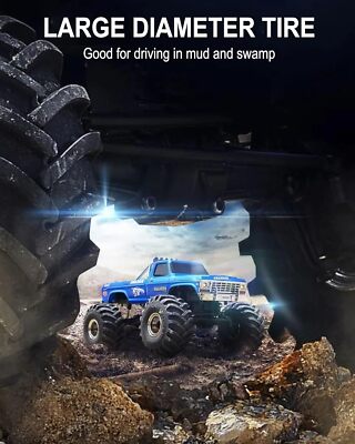 FMS 1/24 RC Crawler FCX24 Smasher V2 Monster Truck, Mini RTR 4WD