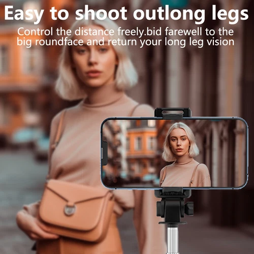 Selfie Stick Bluetooth Remote Tripod Mobile Phone Holder Stand Universal 360° - Picture 6 of 12