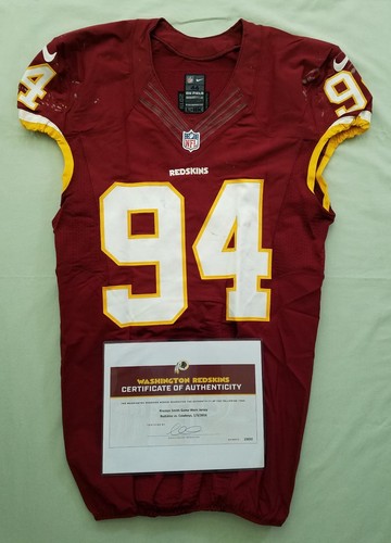 #94 Preston Smith of Redskins Game-Used & Unwashed Jersey vs Cowboys W\COA 15032 - Picture 3 of 6