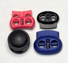 IN USA!  plastic & metal NO TIE lock laces clasps - Autism Sports Arthritis