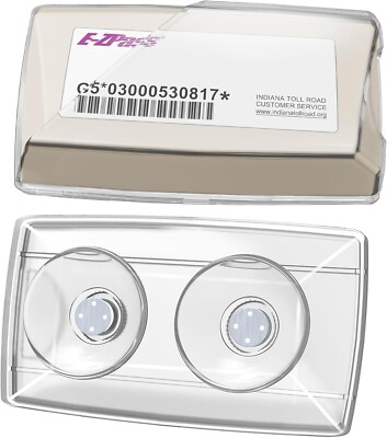 EZ Pass IPass Tag Holder Transponder Holder Toll Pass Clear Windshield Mount NEW