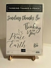 Thinking Thanks  Peace Cling Stamp Set