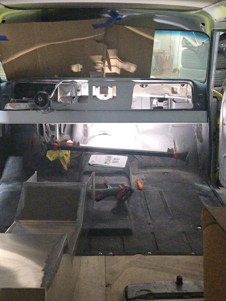 Panel de interruptores debajo del tablero/panel de ventilación de aire para camioneta Chevrolet Chevy 1964-1966 Foto 4 de 4