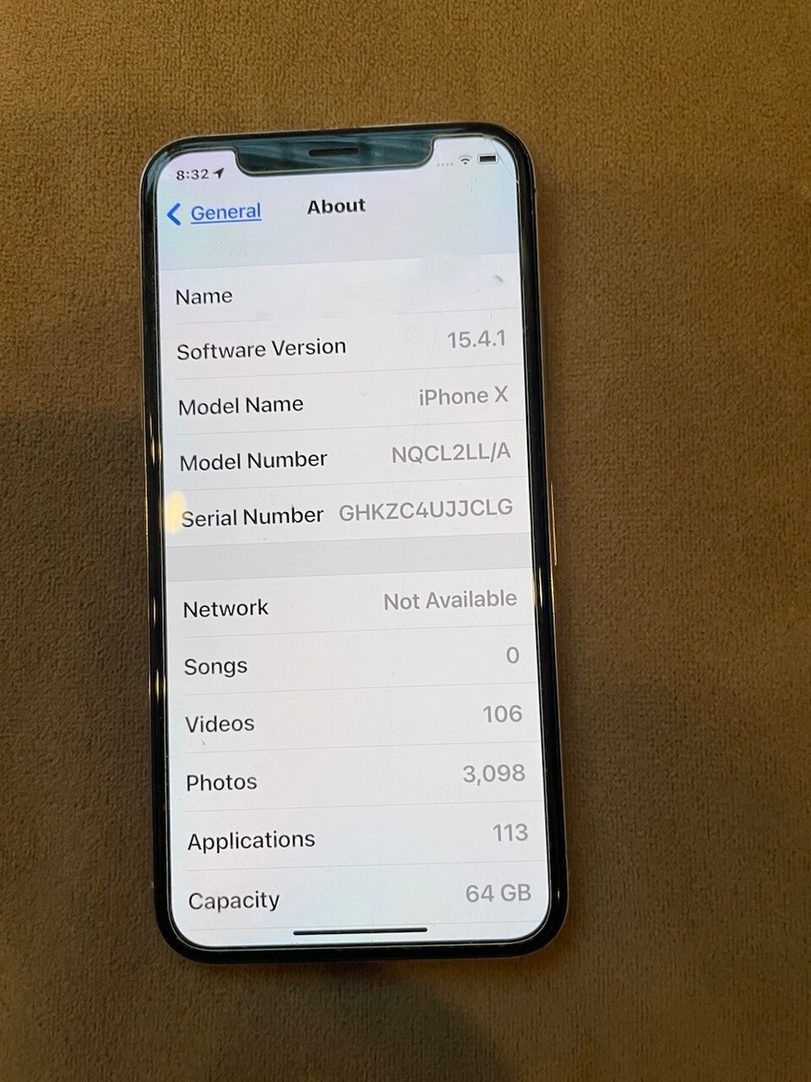 Apple iPhone X - 64GB - white (Unlocked) A1901 | eBay Apple iPhone X - 64GB - white (Unlocked) A1901 | eBay