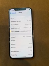 Apple iPhone X - 64GB - Bianco (Sbloccato) A1901