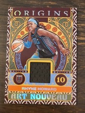 2023 Panini Origins WNBA Rhyne Howard Art Nouveau Atlanta Dream #AN-RHW