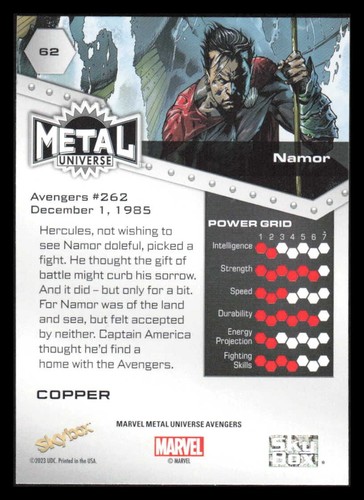 2023 Skybox Avengers Marvel Metal Universe Base Copper Cards You Pick & Choose - Picture 85 of 89