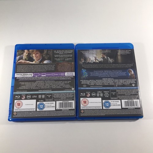 Fantastic Beasts Where To Find Them + Grindelwald Blu-ray Two Movie Bundle Lot - Picture 2 of 10