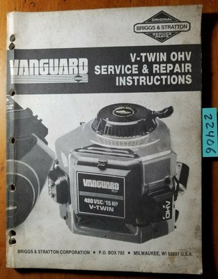Briggs Vanguard 303700 Service Manual