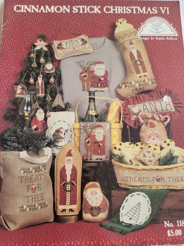 Cinnamon Stick Christmas 6 And 11 Cross Stitch  patterns - Image 3 of 4