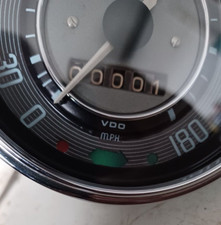 Vw Beetle Speedometer Up To 180 Mph Overhauled Complete Vat Refundable