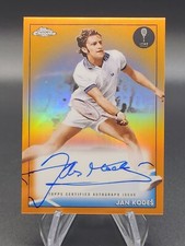 2021 Topps Chrome Tennis Orange Refractor On-Card Auto Jan Kodes /25