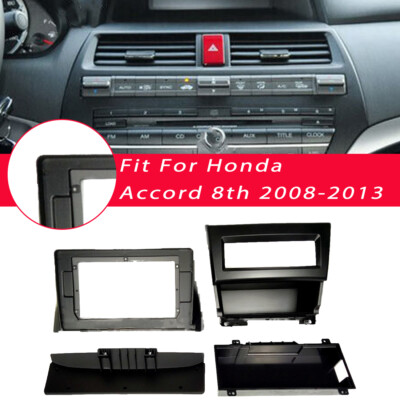 Auto Fascia Stereo Radio Bezel Panel Frame Trim 2 Din For Honda Accord 8th 08-13