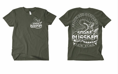 Snake Plissken T-Shirt M2 FB OLIV New York,Escape,Snake,Film,Kurt
