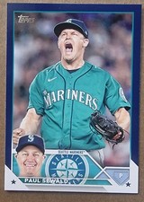 2023 Topps MLB ROYAL BLUE PARALLEL PAUL SEWALD MARINERS #207