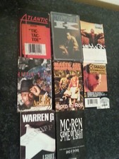 Lot of 8 Rap Cassette Classic Tapes Singles 90's Hip Hop Warren G, WU-tang