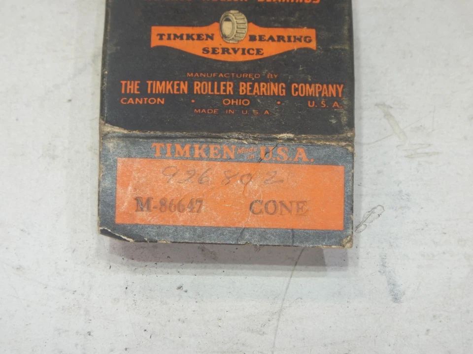 Jeep C101 Commando 66-71 pieza de concesionario Timken piñón exterior cojinete de piñón 926802 Foto 3 de 4