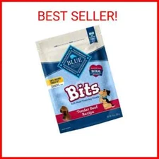 Blue Buffalo BLUE Bits Natural Soft-Moist Training Dog Treats, Beef Recipe 19-oz