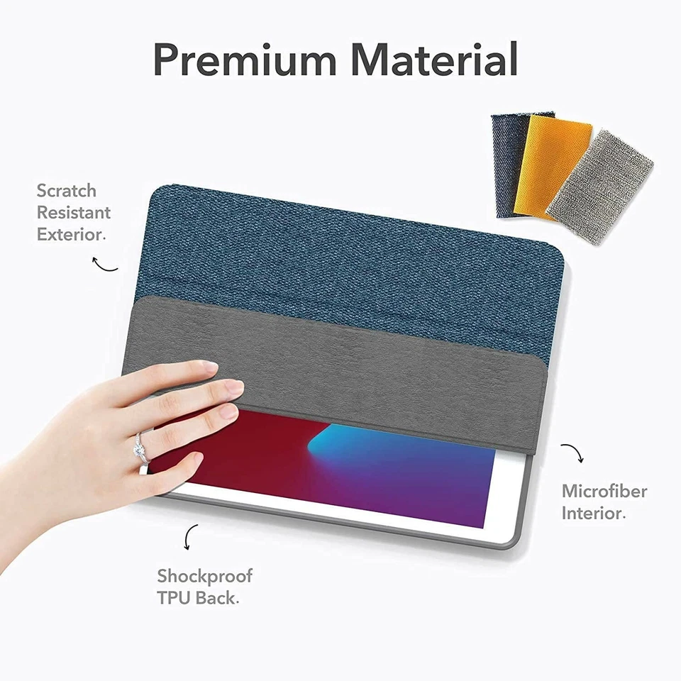 YOUMAKER Body Protective with Soft TPU Back Auto Sleep/Wake Cover for iPad - Image 2 of 4