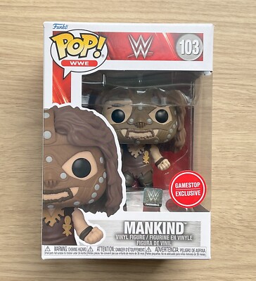 Funko Pop WWE Mankind Lunch Box Set #103 (Box Damage) + Free Protector