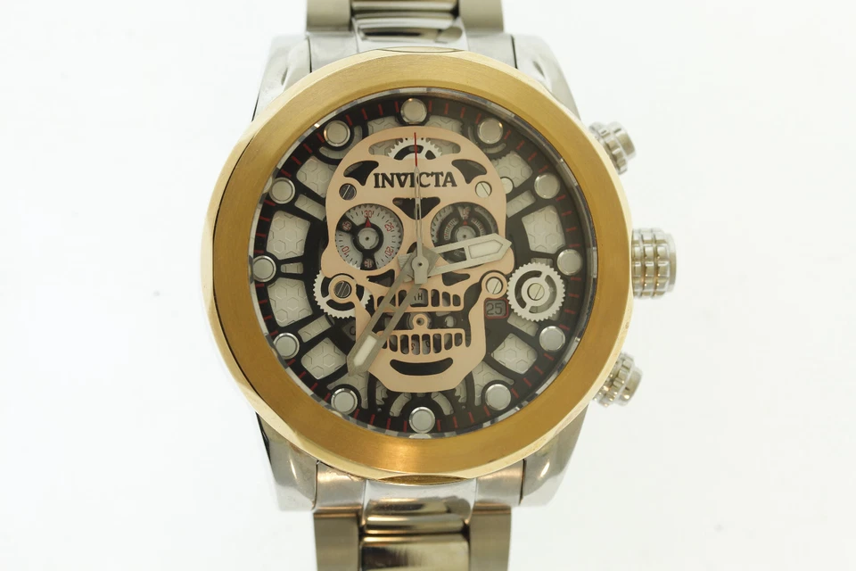 Herren Invicta 18865 Zwei-Ton Edelstahl Corduba Chronograph Tag Datum Uhr - Bild 2 von 4