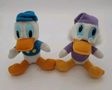 Disney 1984 Mickey's Christmas Carol Plush Uncle Scrooge Donald 80s Lot Hardees