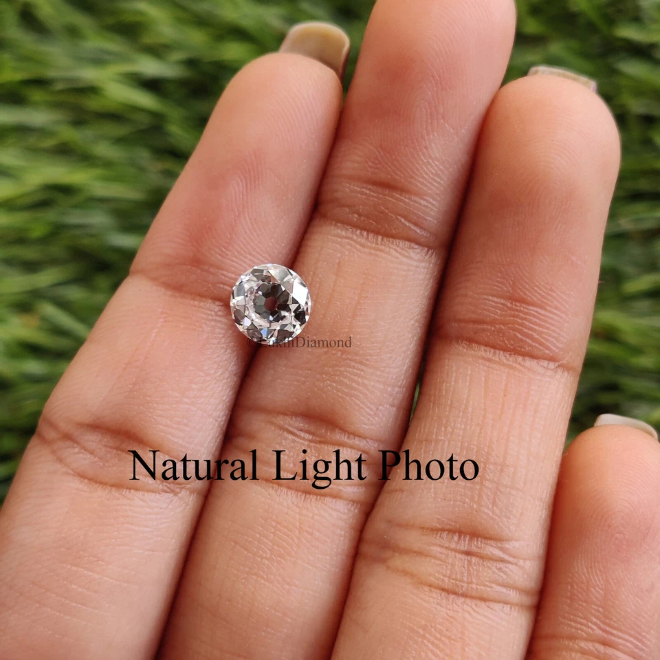 1 Ct Round Old European Cut E/F Color VS Clarity Diamond Lab Grown CVD Diamond - Image 3 of 4