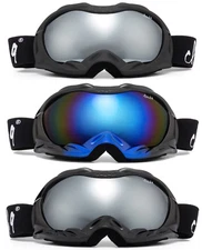 Mens Ski Goggles Snow Goggles Anti Fog Dual Lens UV Protection "Cross-Rocket" 