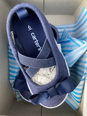 carter's glitter casual sneakers