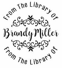 Custom  Monogram Address Hand-Held Embosser Stamp Best For Books, Envelopes