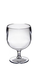 Unbreakable Stacking Wine Glasses 220ml – Reusable Plastic, Great for Camping
