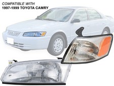 For Head Lamp Corner Light Combo 1997 1998 1999 Toyota Camry Driver Left Side