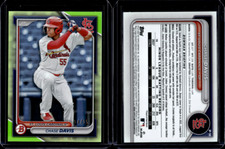 2024 Bowman Baseball Bowman Prospects Chartreuse Border Chase Davis /15
