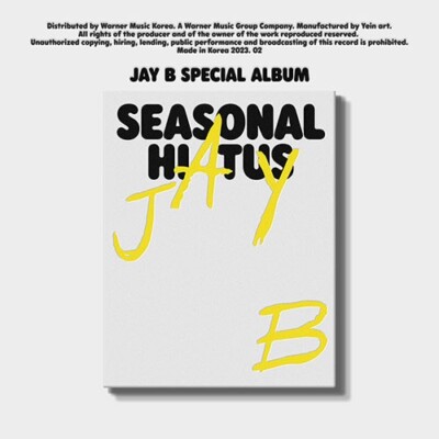 JAY B GOT7 Special Album [Seasonal] CD+72p Book+Diary+Calendar+Note+F.Poster+etc