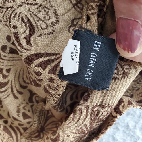Company Ellen Tracy Blouse Top Womens Large Multi Floral Cap Sleeve Round Neck - Picture 7 of 7