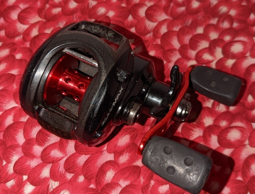 AbuGarcia black MAX 6600W　中古 Abu Garcia BLACKMAX 3 Left Handed Baitcaster Fishing Reel Black