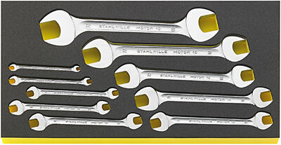 Stahlwille TOOL SET IN TOOL-CONTROL TRAY-SYSTEM 96830120 Set with  10 Psc. TCS W