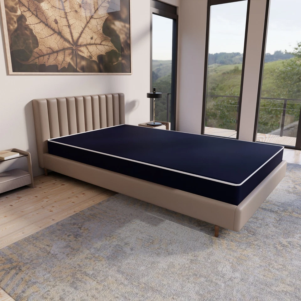 Continental Sleep, Medium Firm Water-Resistance Foam Vinyl Mattress. - Image 3 of 4