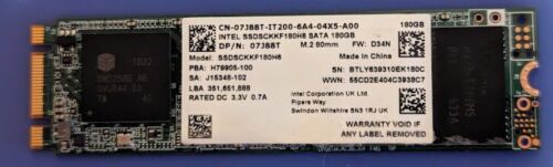 Dysk półprzewodnikowy Intel 180GB SSDSCKKF180H6 07J88T M.2 SATA - Zdjęcie 1 z 1