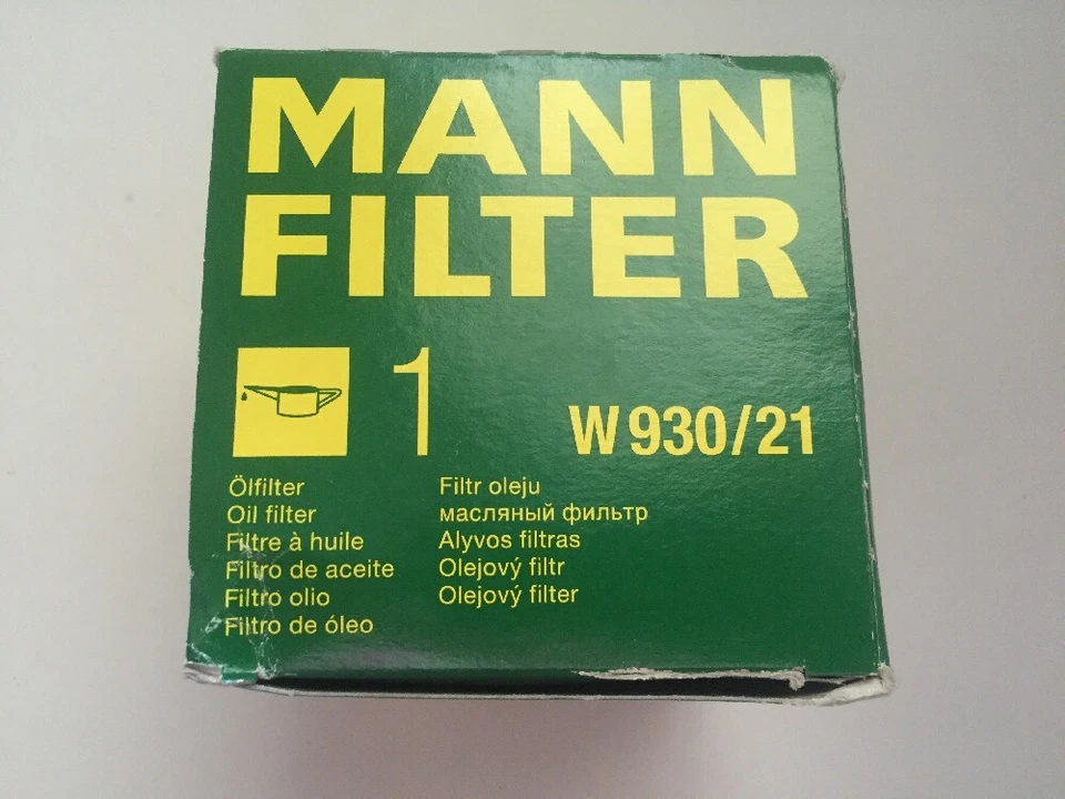 * Новый в коробке Mann-фильтр W 930/21 вращающийся масляный фильтр для Audi Volkswagen VW - Изображение 2 из 4