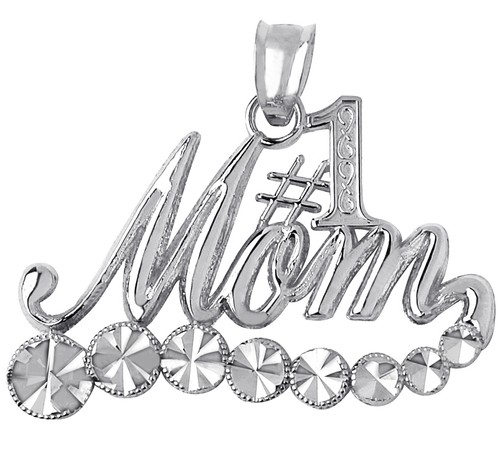 925 Sterling Silver Number One Mom 