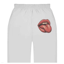 'Red Lips Tongue Out' Adult Sweatpants / Joggers (JO053219)