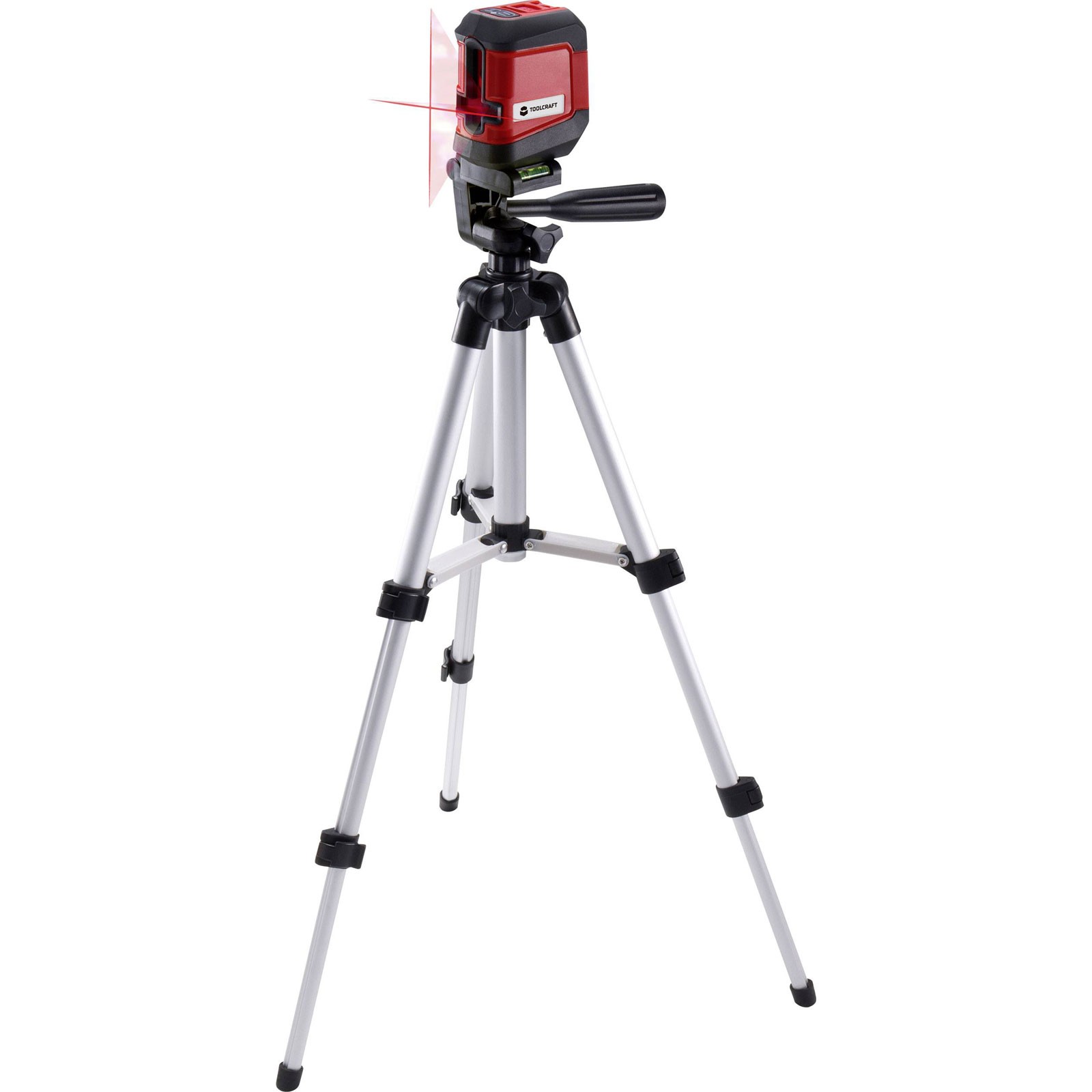 Toolcraft CL8 Cross Line Laser with Tripod 8m Range