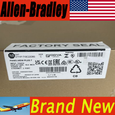 1PC NEW 2711P-T10C22D8S AB PanelView Plus 7 Color Touch 10 FREE SHIP PLC 1PC US